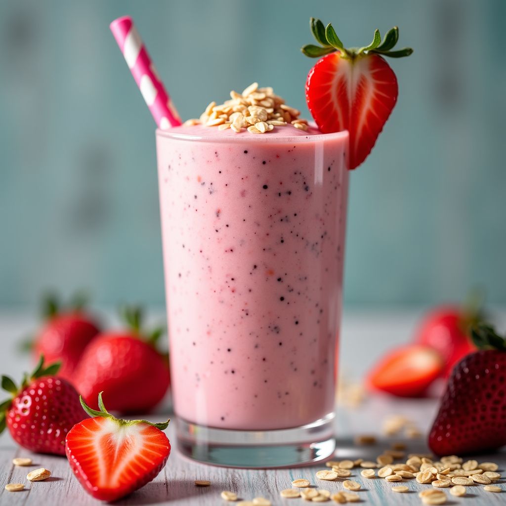 Batido de fresa